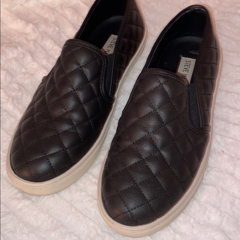 Steve Madden Quilted Leather Shoes